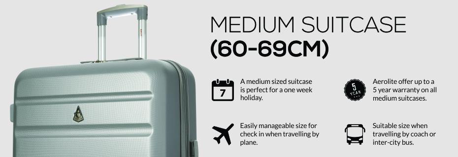 Medium Sized Suitcases Luggage Packed Direct Packed Direct UK