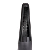 Olsen & Smith 36-inch Smart Tower Fan with Remote Control - 45W Energy Efficient 7.5m/s Quiet Portable Fan with 90° Oscillation, 4 Modes and Speeds,12-H Timer, 2x Base and LED Display - Black Mat