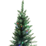 Olsen & Smith 182cm Pre - Lit Automatic PVC Christmas Tree with 300 Warm White LED Lights and UK Adaptor - Packed Direct UK