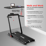 Sport24 Commercial 1 - 16 km/h Folding Treadmill – The Ultimate 5 - in - 1 Smart Treadmill for Home Fitness - Packed Direct UK