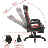 XTREME Gaming Chair (Black/Red) & Electric Desk - Packed Direct UK