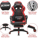 XTREME Gaming Chair (Black/Red) & Electric Desk - Packed Direct UK