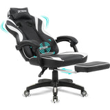 XTREME Gaming Chair (Black/White) & Electric Desk - Packed Direct UK