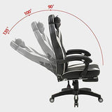 XTREME Gaming Chair (Black/White) & Electric Desk - Packed Direct UK