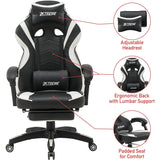 XTREME Gaming Chair (Black/White) & Electric Desk - Packed Direct UK