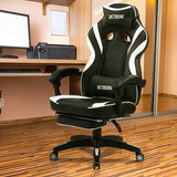 XTREME Gaming Chair (Black/White) & Electric Desk - Packed Direct UK