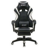 XTREME Gaming Chair (Black/White) & Electric Desk - Packed Direct UK