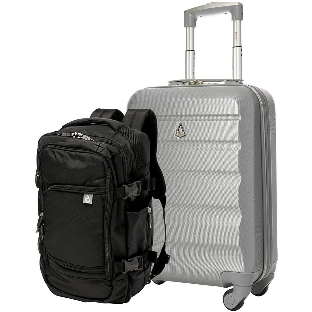 Cabin Bag Hand Luggage 4 Wheel Suitcase Ryanair Easyjet 55x40x20 56x45x25  Case