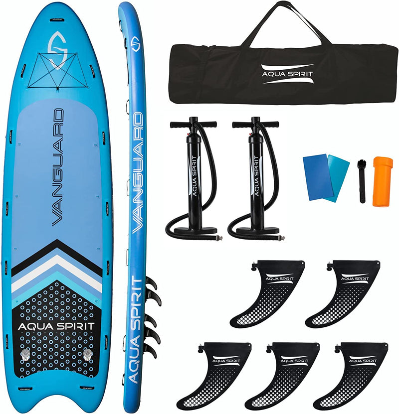 Aqua Spirit Inflatable Kayak, 10'5”/13'5”/1 or 2 Person Complete Kayak –  Packed Direct UK